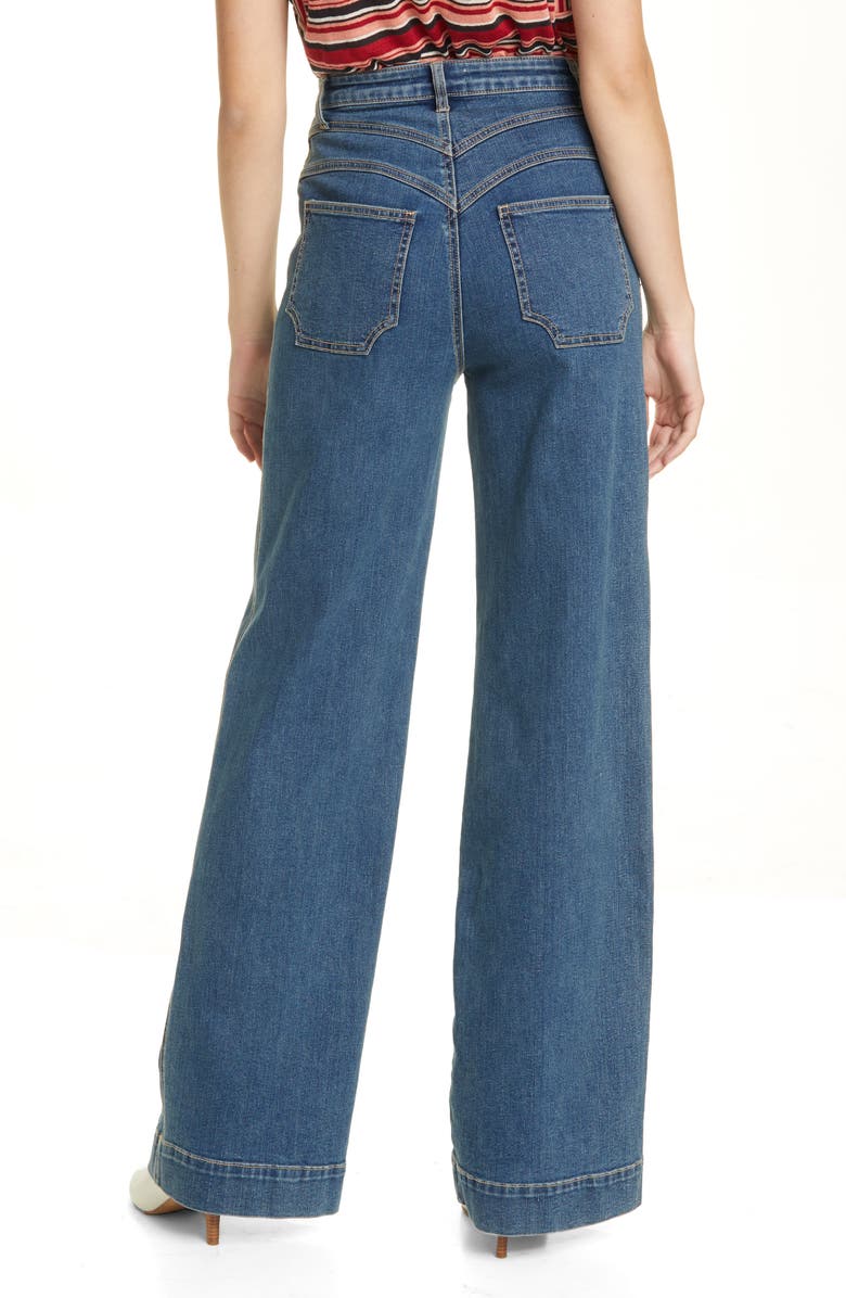 Joie McKena Wide Leg Jeans, Alternate, color, 