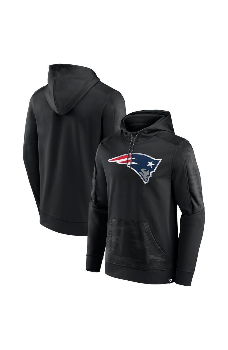 FANATICS Men's Fanatics Branded Black New England Patriots On The Ball Pullover Hoodie, Main, color, 