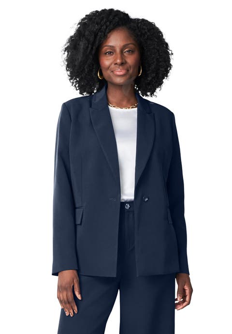Bi-Stretch Shaped Blazer (Plus Available)