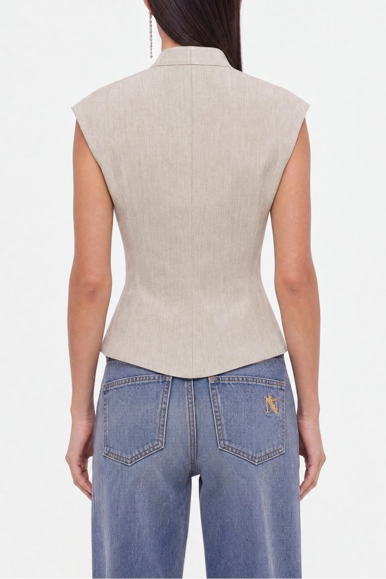 Cotton Vest, Alternate, color, Grey