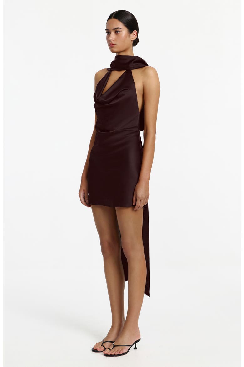 Luka Minidress, Alternate, color, CHOCOLATE