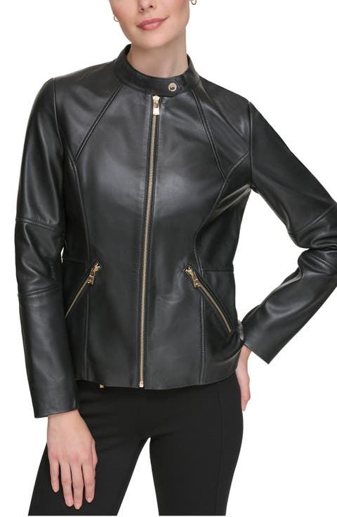 Leather Moto Jacket