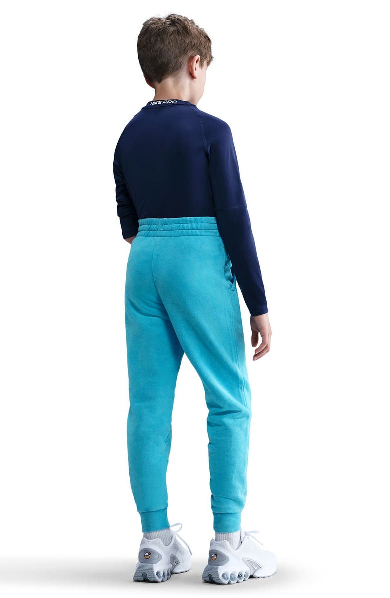 Nike Kids' Sportswear Wash Club Fleece Sweatpants, Alternate, color, Baltic Blue/White