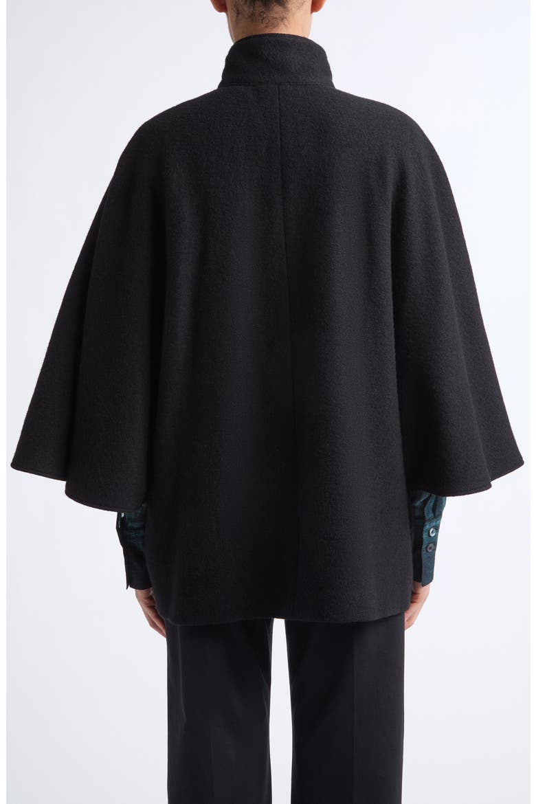 Full Zip Wool Coat, Alternate, color, 22 BLACK