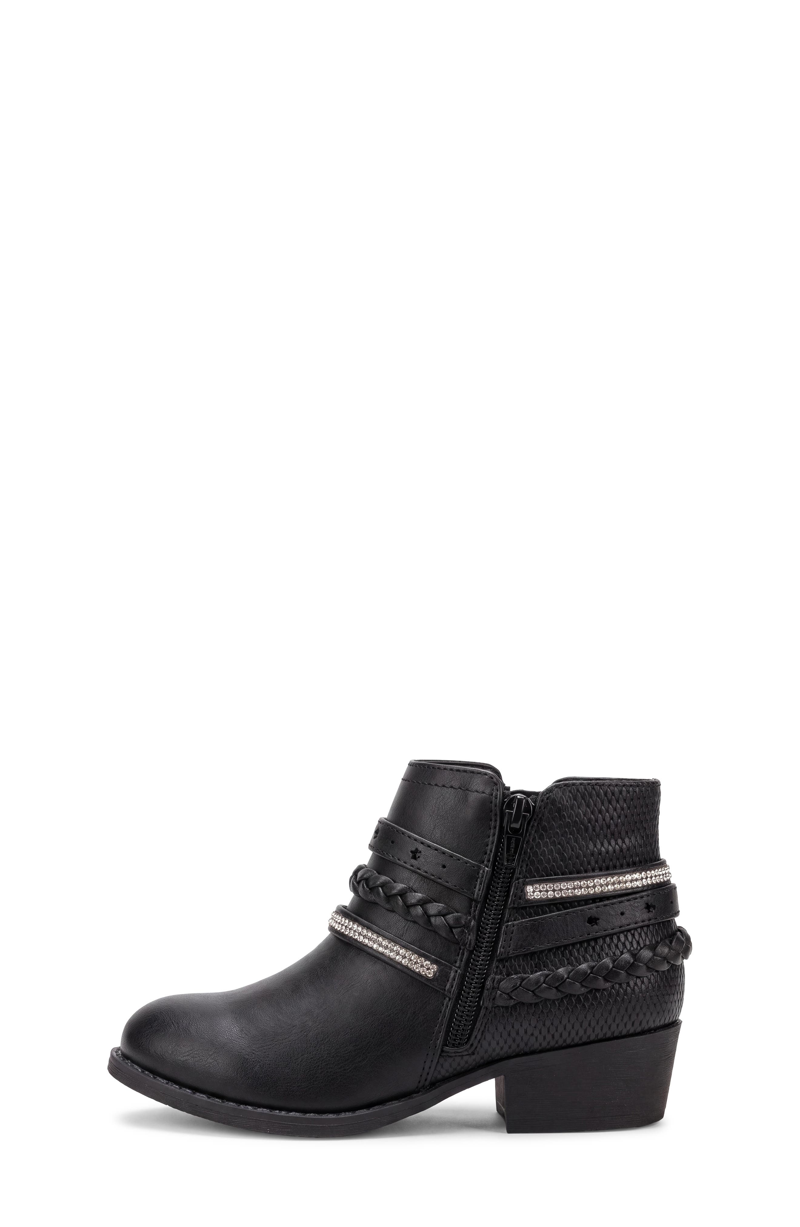 Kids' Liloura Ankle Boot, Alternate, color, BLACK