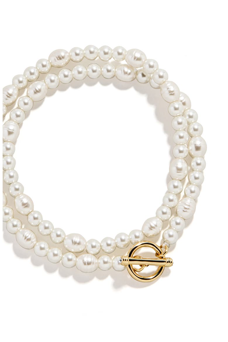 Layered Bracelet, Alternate, color, PEARL