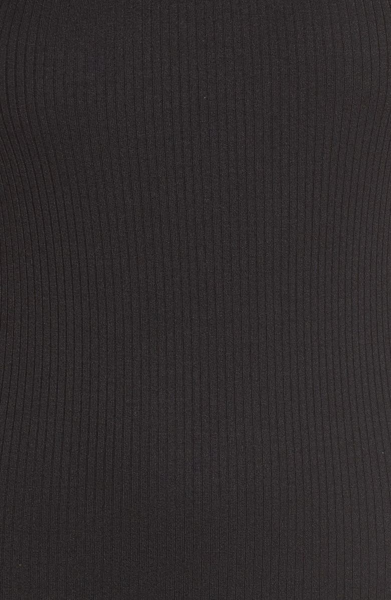 Leith Mock Neck Midi Dress, Alternate, color, 