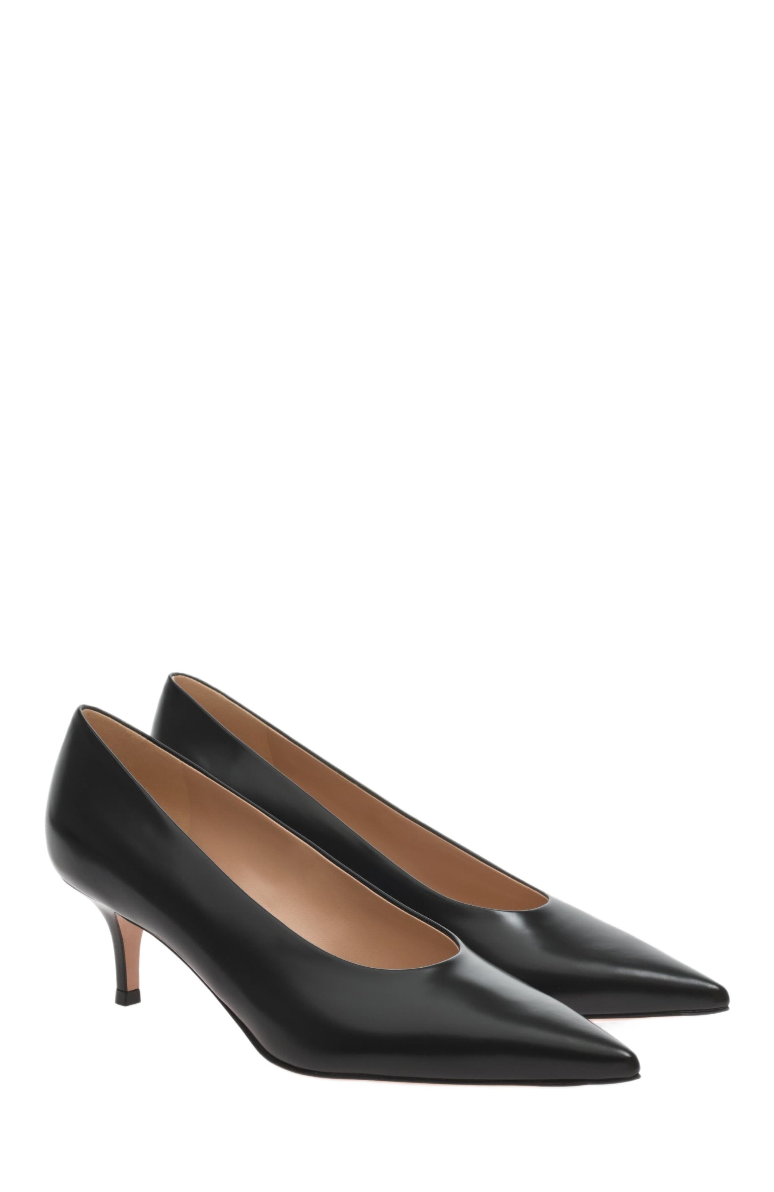 Gianvito Rossi Robbie 55 Pumps, Alternate, color, Black