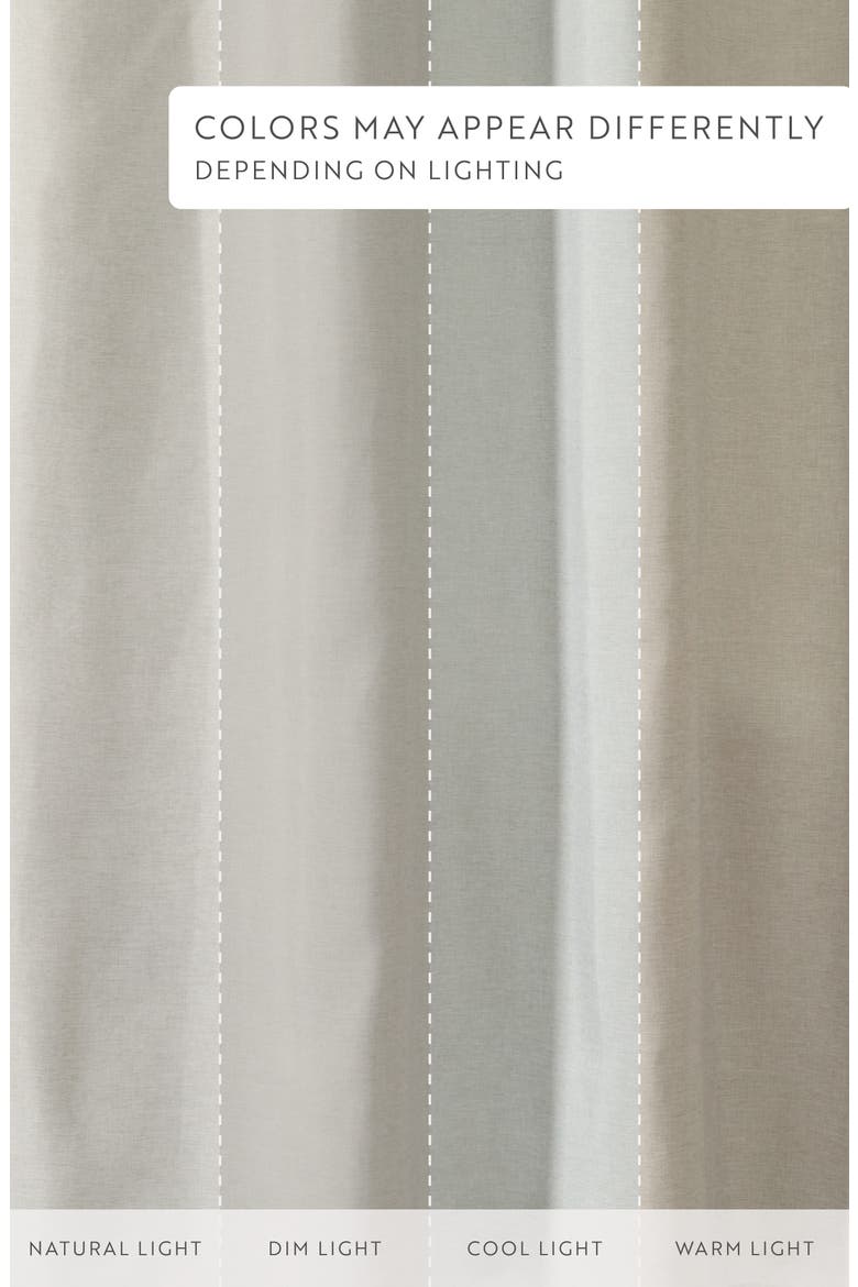 Woven Shower Curtain, Alternate, color, LIGHT GRAY
