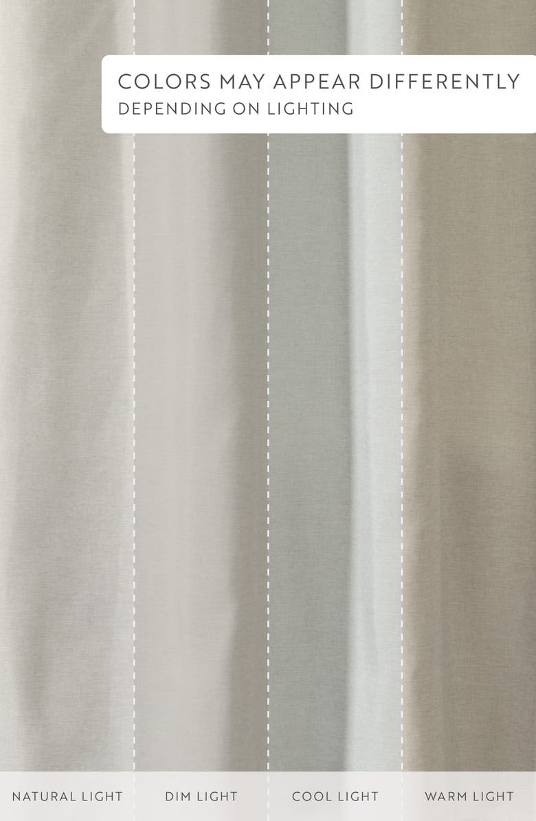 HOMESPUN Woven Shower Curtain, Alternate, color, 