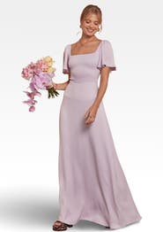 Maids to Measure Clemmie Satin Bridesmaid Dress