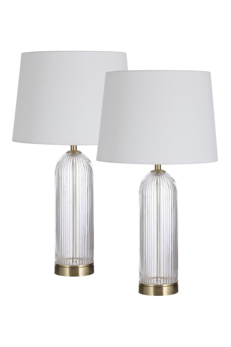Ocala Set of 2 Glass Table Lamps, Main, color, NO COLOR