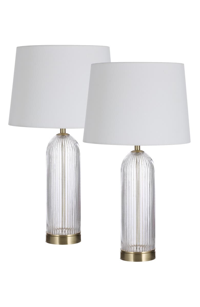 Renwil Ocala Set of 2 Glass Table Lamps, Main, color,