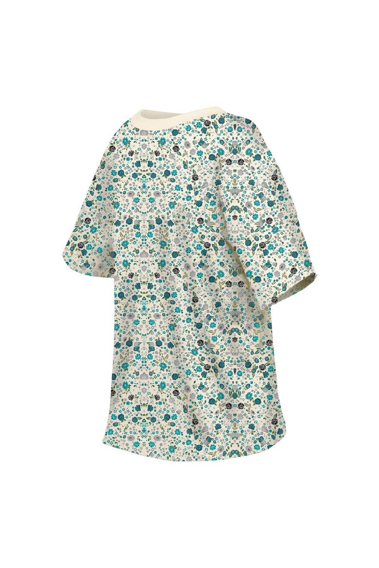 Women's New Era Cream Philadelphia Eagles Glam Game Floral T-Shirt, Alternate, color, Cream