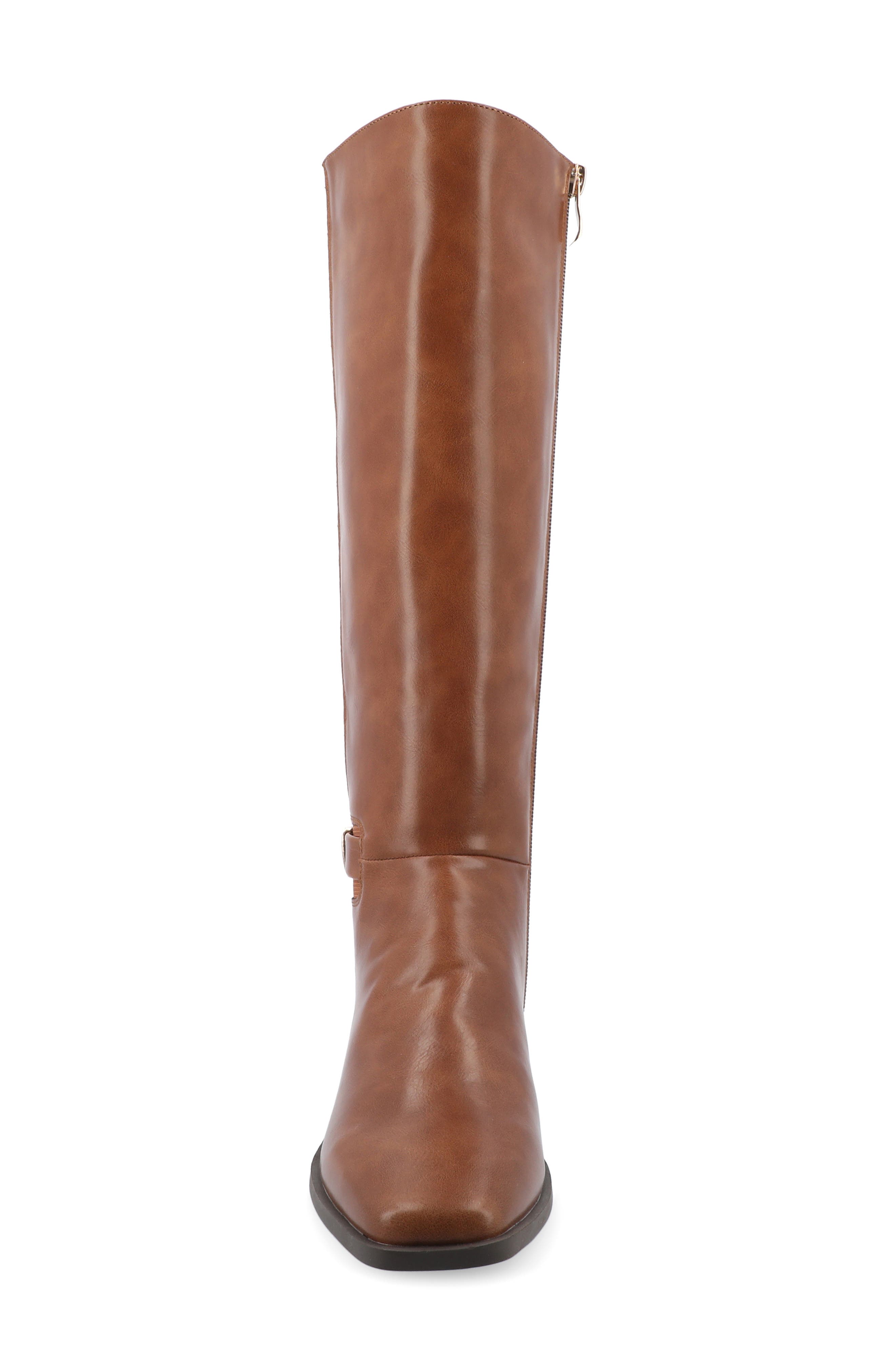 Journee Collection Londyn Boot, Alternate, color, Cognac