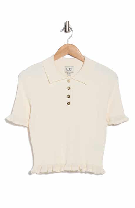 EDIT by JASON WU Pointelle Knit Polo