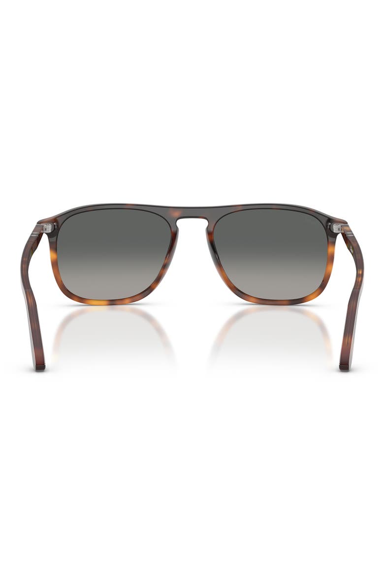 57mm Square Sunglasses, Alternate, color, GRADIENT HAVANA / GREY