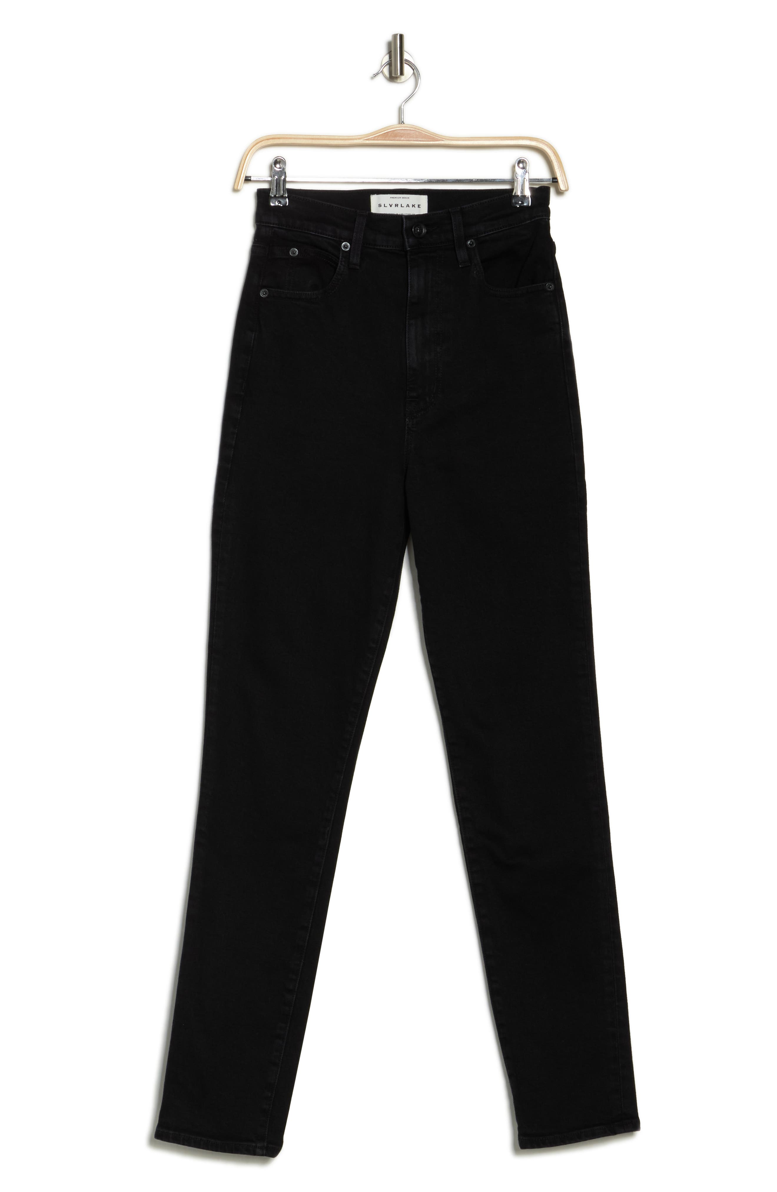 SLVRLAKE Beatnik High Waist Ankle Straight Leg Jeans (Women ...