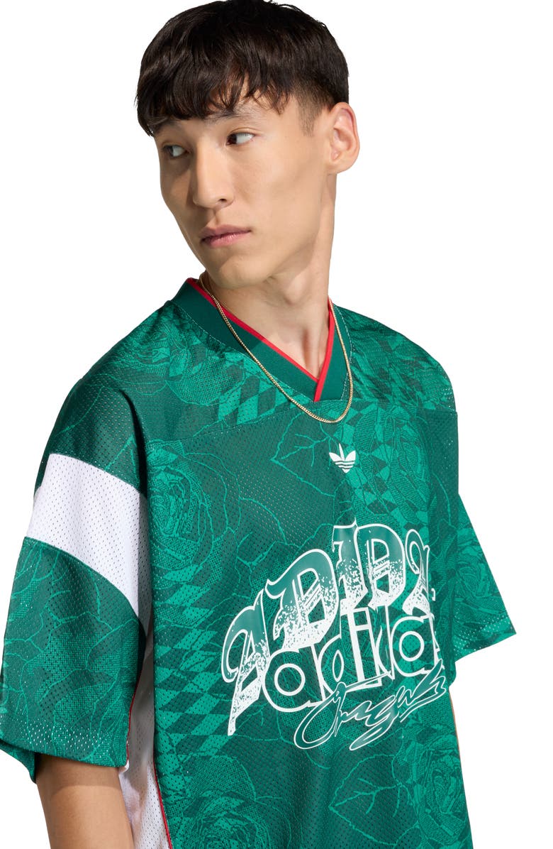 adidas Roses Mesh Jersey, Alternate, color, Collegiate Green/ /