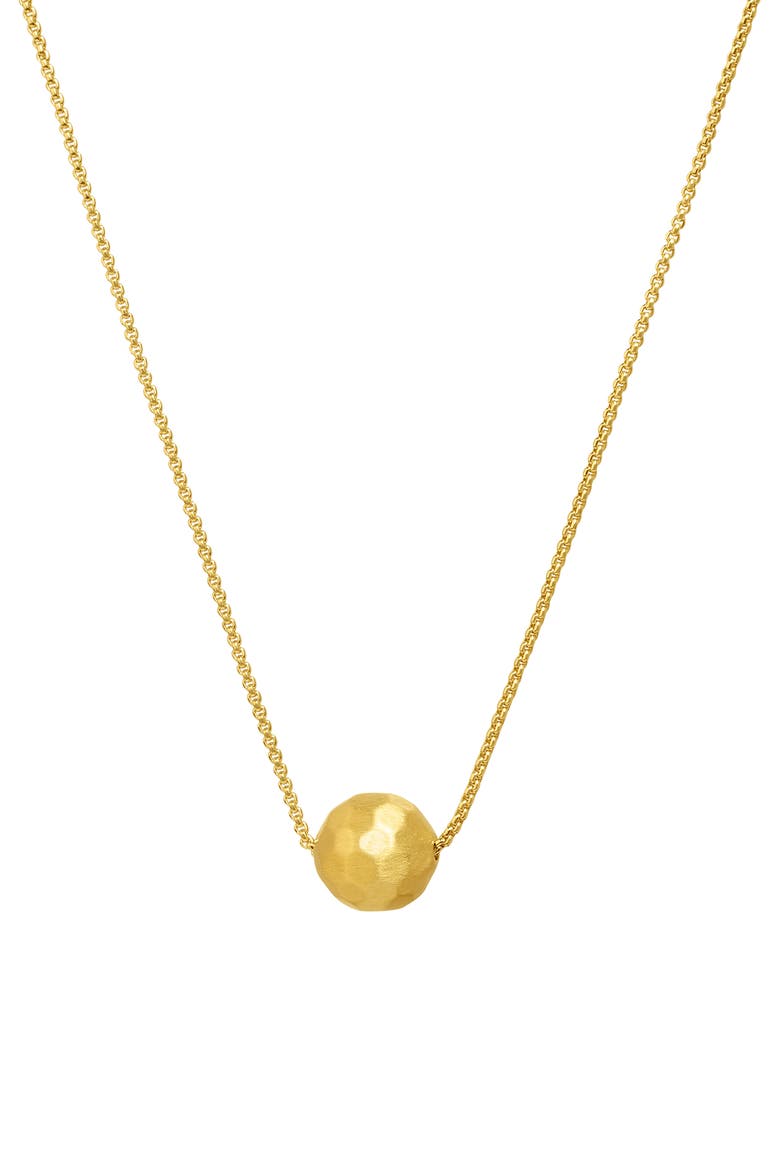 Disco Mini Pendant Necklace, Main, color, GOLD
