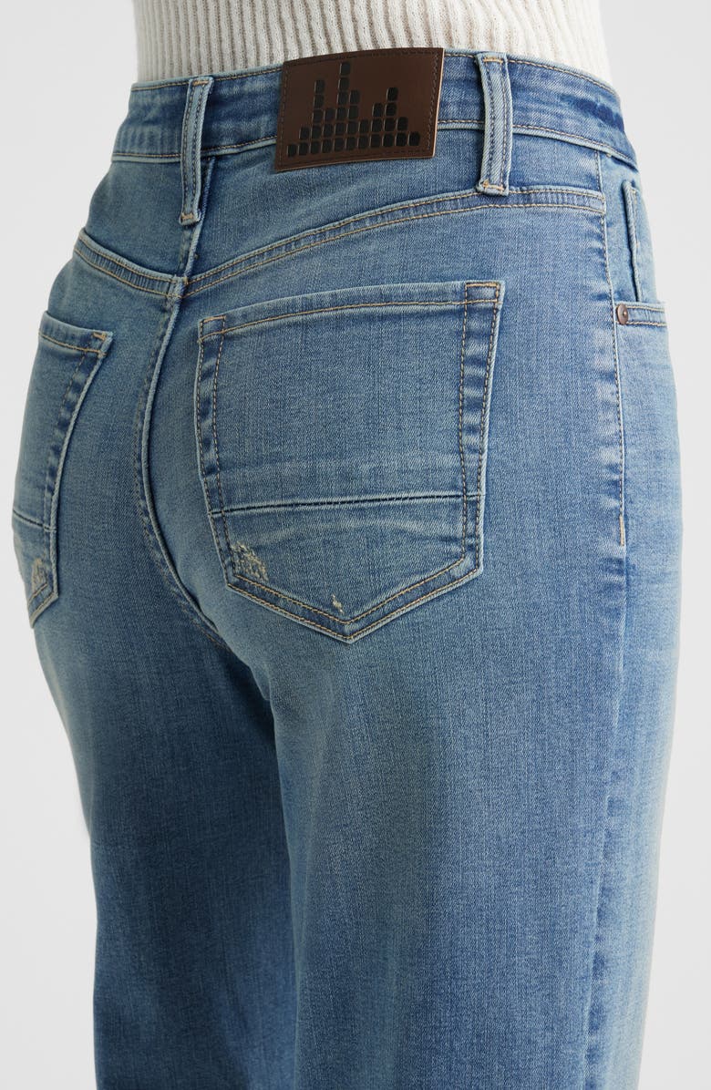 CITY BLUES Bond Wide Leg Jeans, Alternate, color, Antique Indigo Whisker Wash