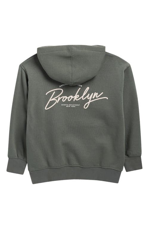 Denim And Flower Kids' Logo Pullover Hoodie In Multi