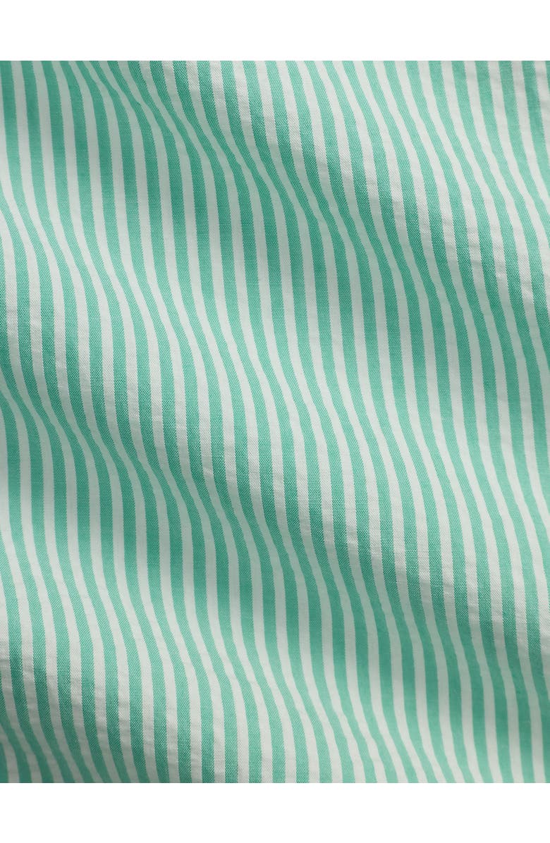 Polo Ralph Lauren Big & Tall Seersucker Stripe Sport Shirt, Alternate, color, Keywest Green White