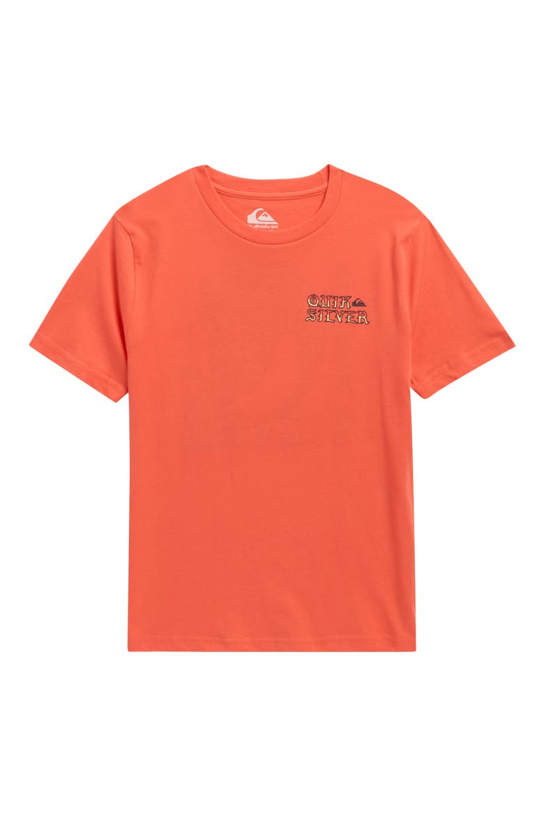Kids' Snake Head Cotton Graphic T-Shirt, Main, color, HOT CORAL
