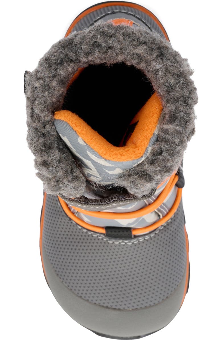 See Kai Run Kids' Gilman Waterproof Snow Boot, Alternate, color, Gray/ Orange