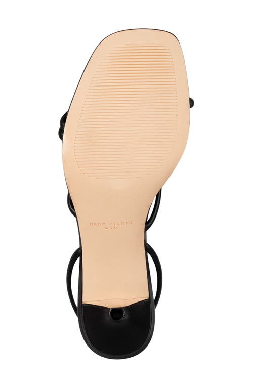 Marc Fisher Ltd Ballen Strappy Sandal In Black