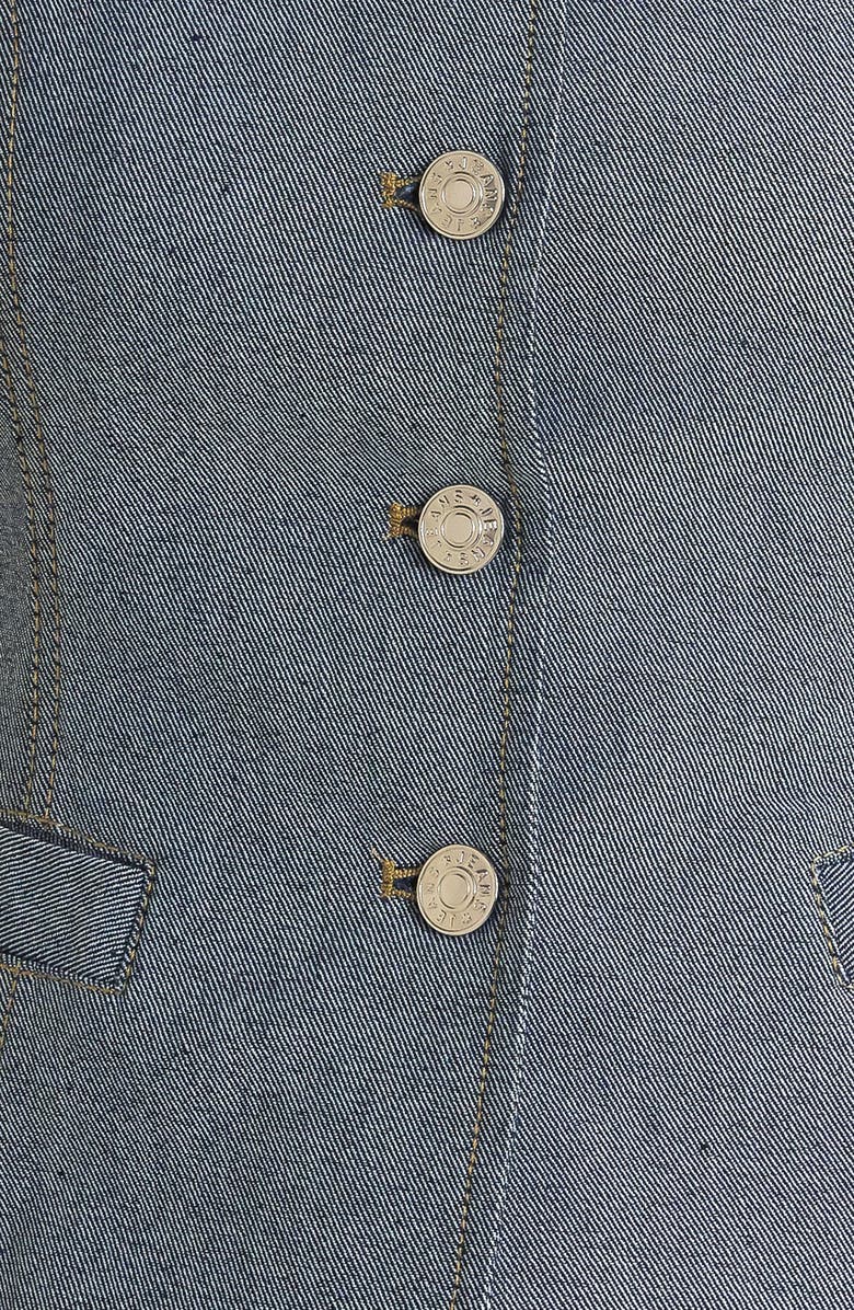 FREEMARKET Solid Vest, Alternate, color, Light Indigo