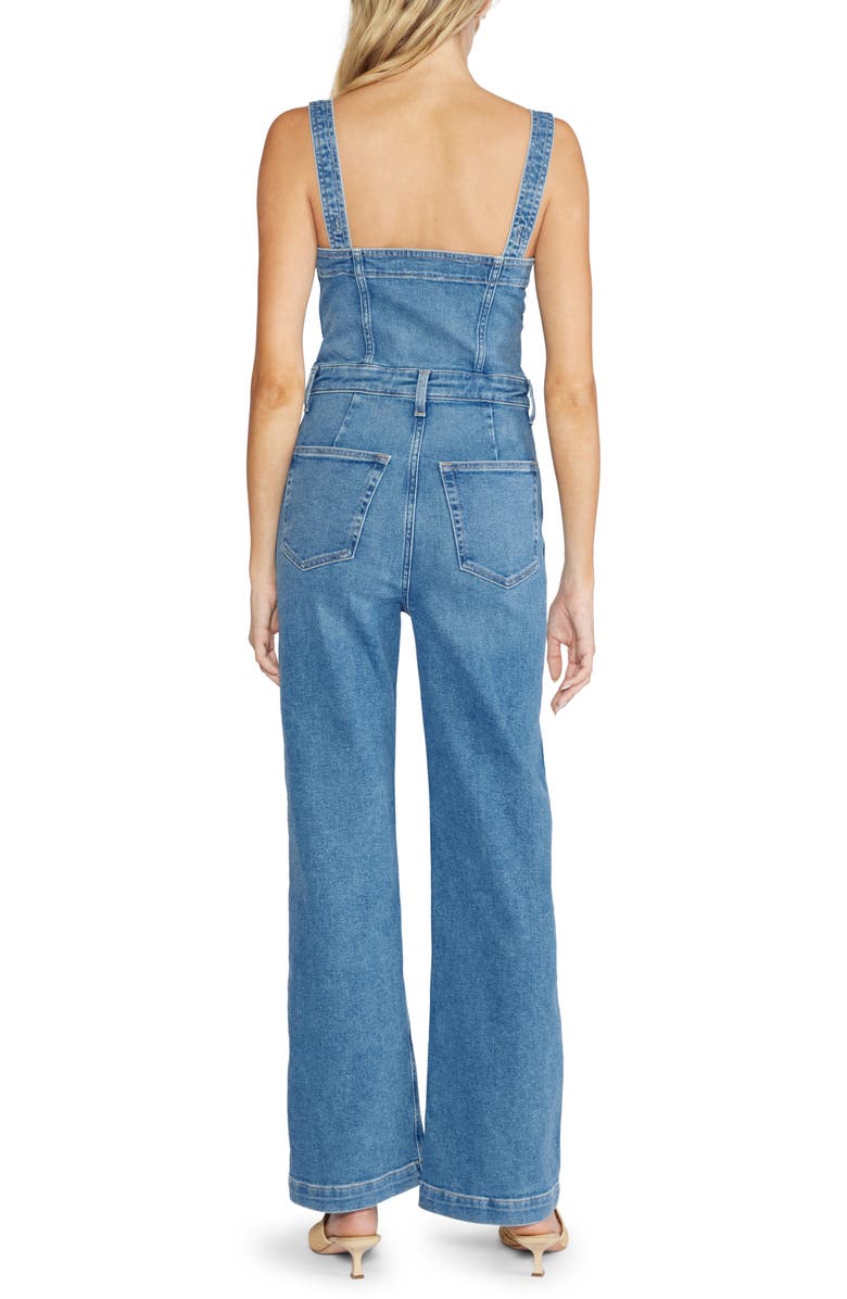 ÉTICA Anna Bustier Denim Jumpsuit, Alternate, color, 