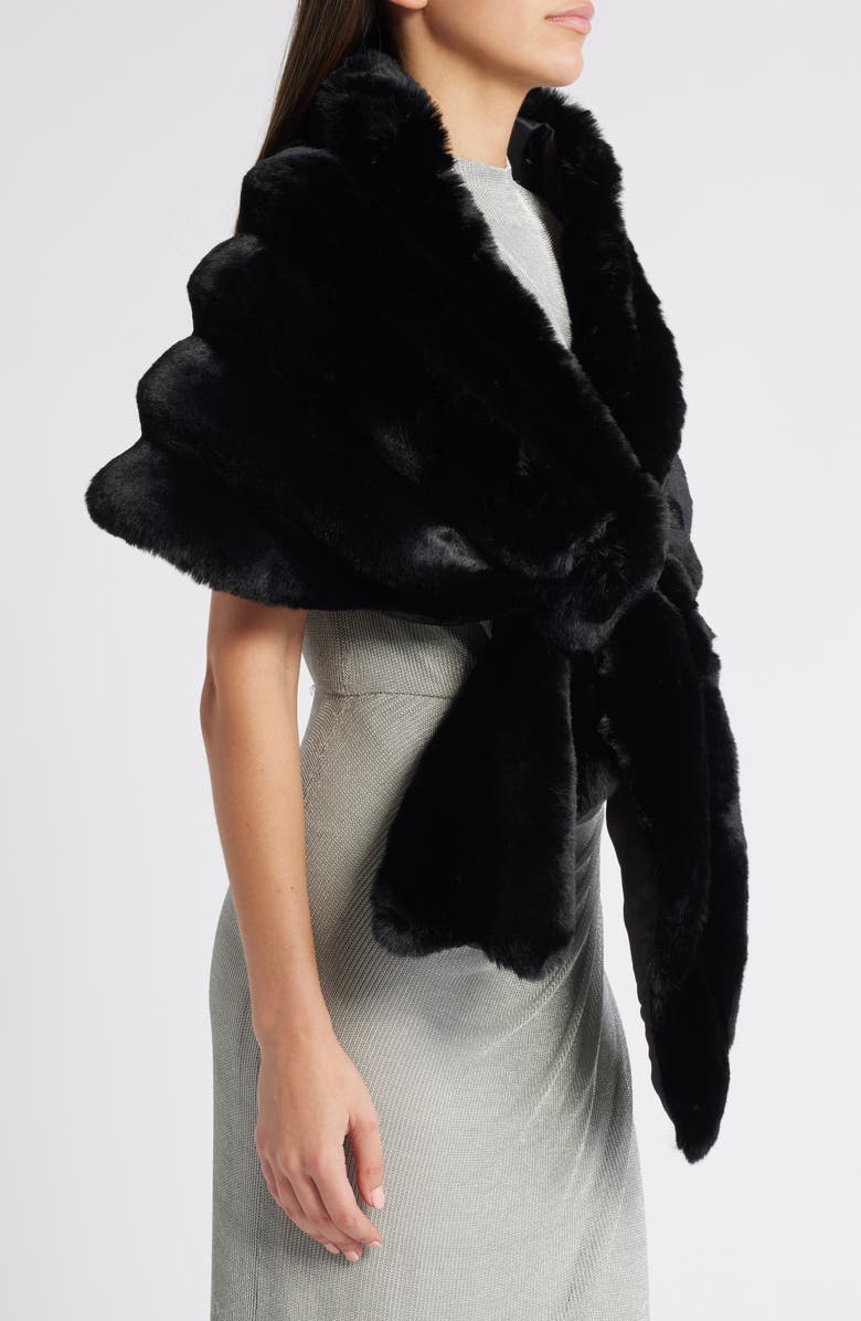 Et Ochs Pelted Faux Fur Stole, Alternate, color, 