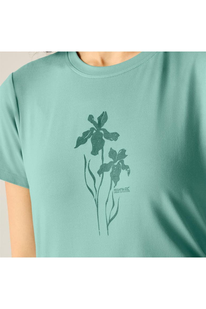 Fingal Graphic Print Walking T-Shirt, Alternate, color, Ivy Moss