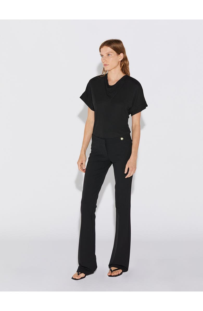 Callas Milano JULES Stretch Jersey FIT AND FLARE Pant, Alternate, color, Black