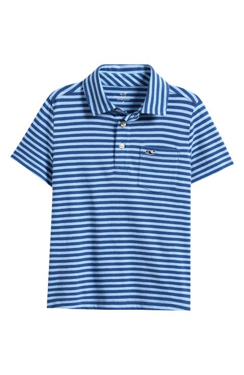 Kids' Island Stripe Pocket Polo (Toddler, Little Kid & Big Kid)