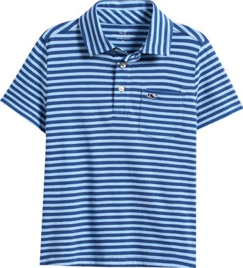 Kids' Island Stripe Pocket Polo