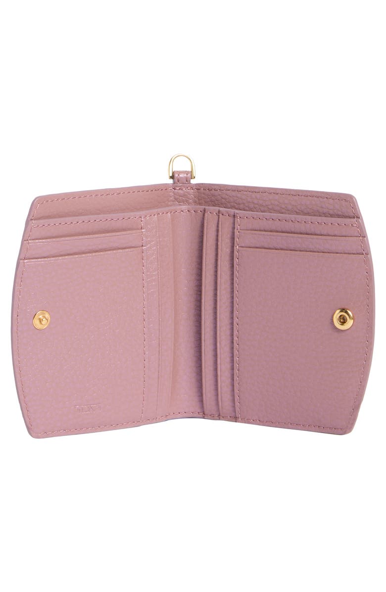 TUMI Bifold Leather Wallet, Alternate, color, Pearl Pink