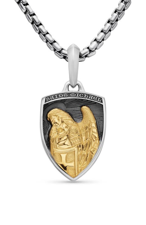 Men's St. Michael Shield Amulet