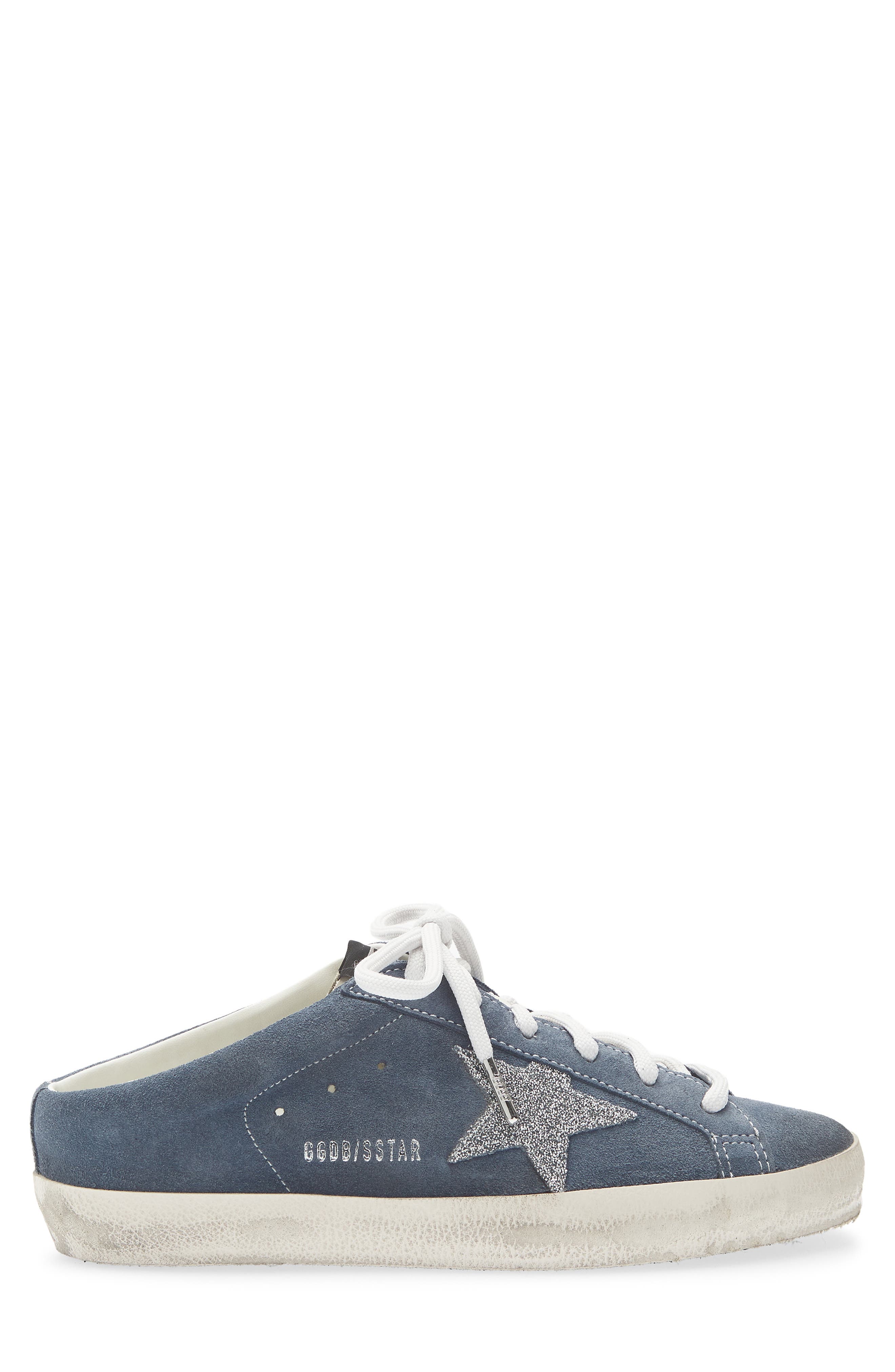 Super-Star Sabot Mule Sneaker, Alternate, color, BLUE DENIM/ MILK/ CRYSTAL