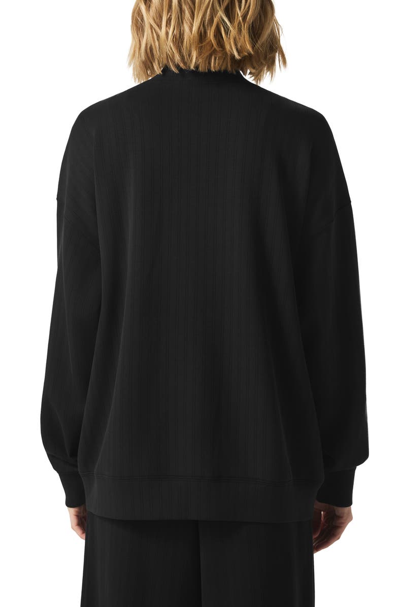 Splendid x @cellajaneblog Rib Scuba Knit Zip-Up Jacket, Alternate, color, 