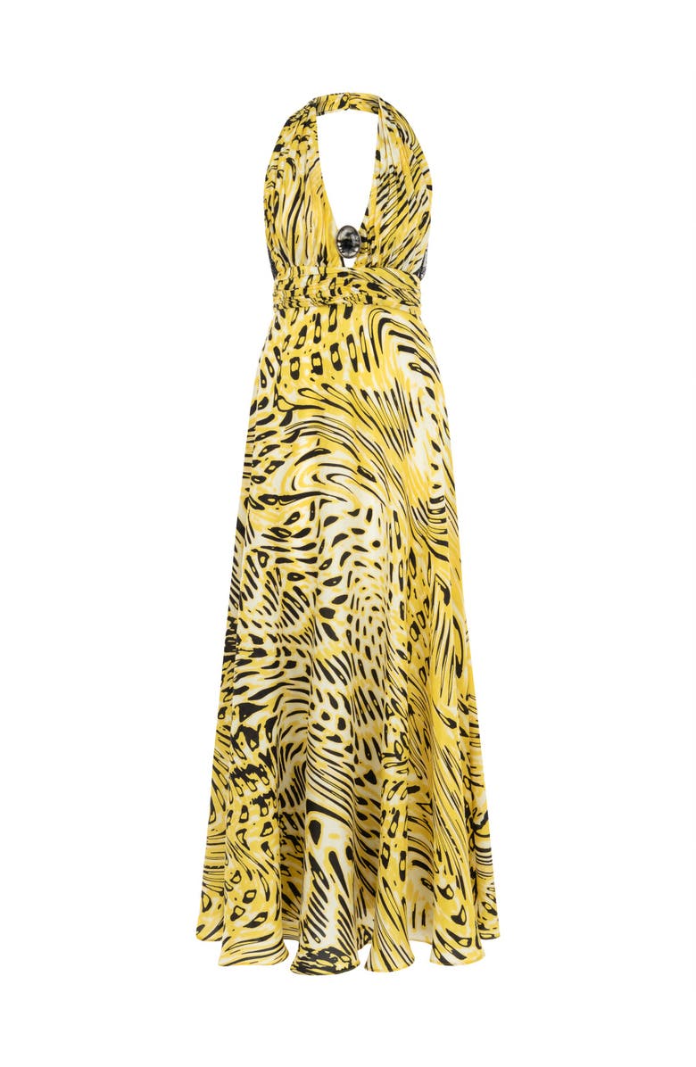 Nocturne Ankle Length Dress with Accessory Detail, Main, color,