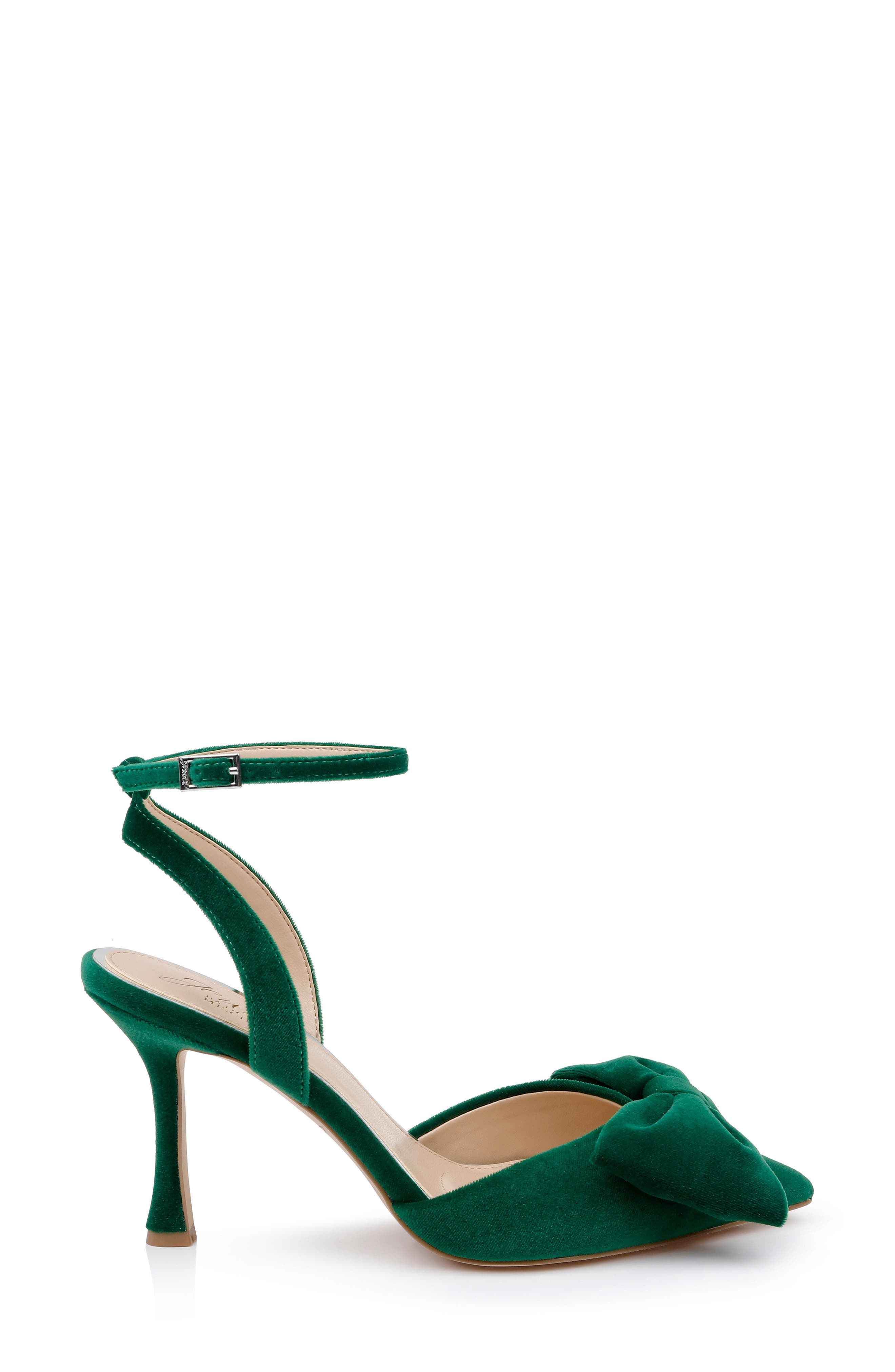 Yanna Pointed Toe Pump, Alternate, color, GREEN
