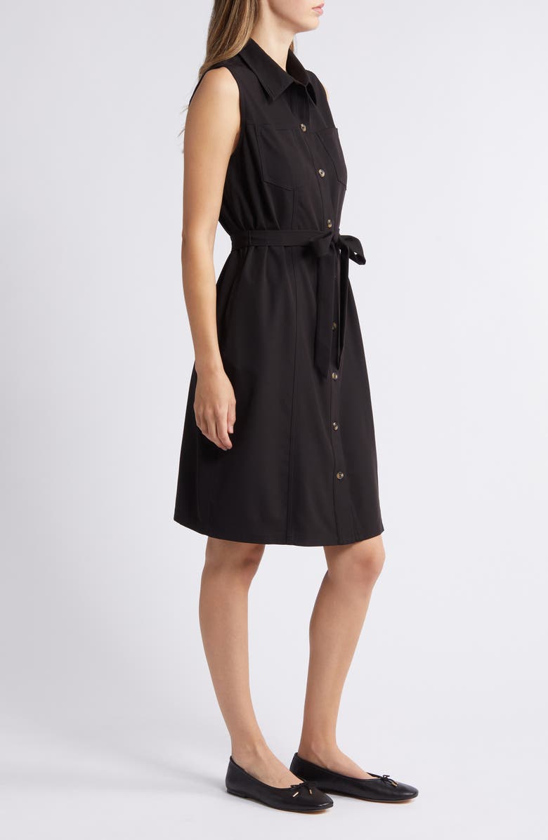 Caslon<sup>®</sup> Sleeveless Tie Waist Dress, Alternate, color, 