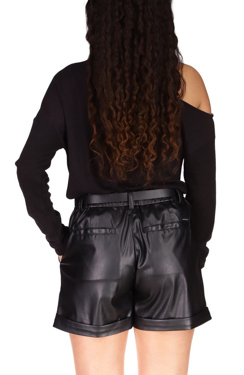 Sanctuary Love Sign One-Shoulder Top, Alternate, color, 