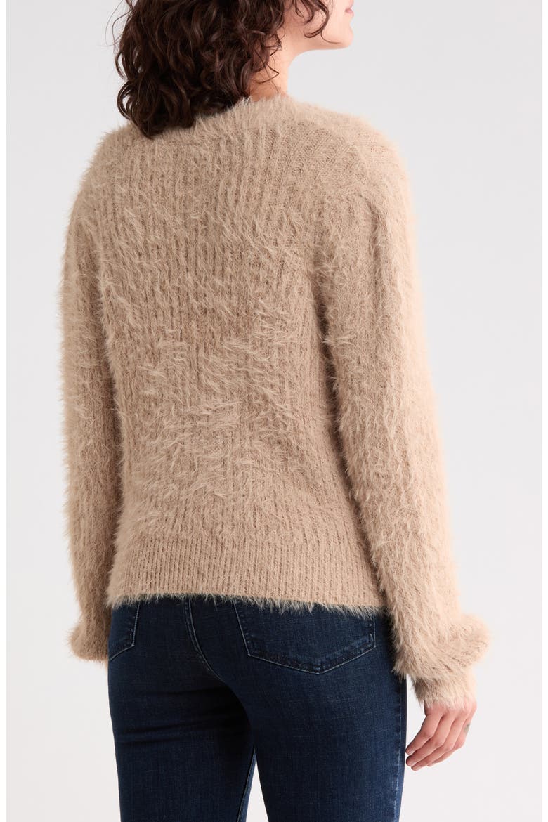 Metallic Mixed Cardigan, Alternate, color, SAND COMBO