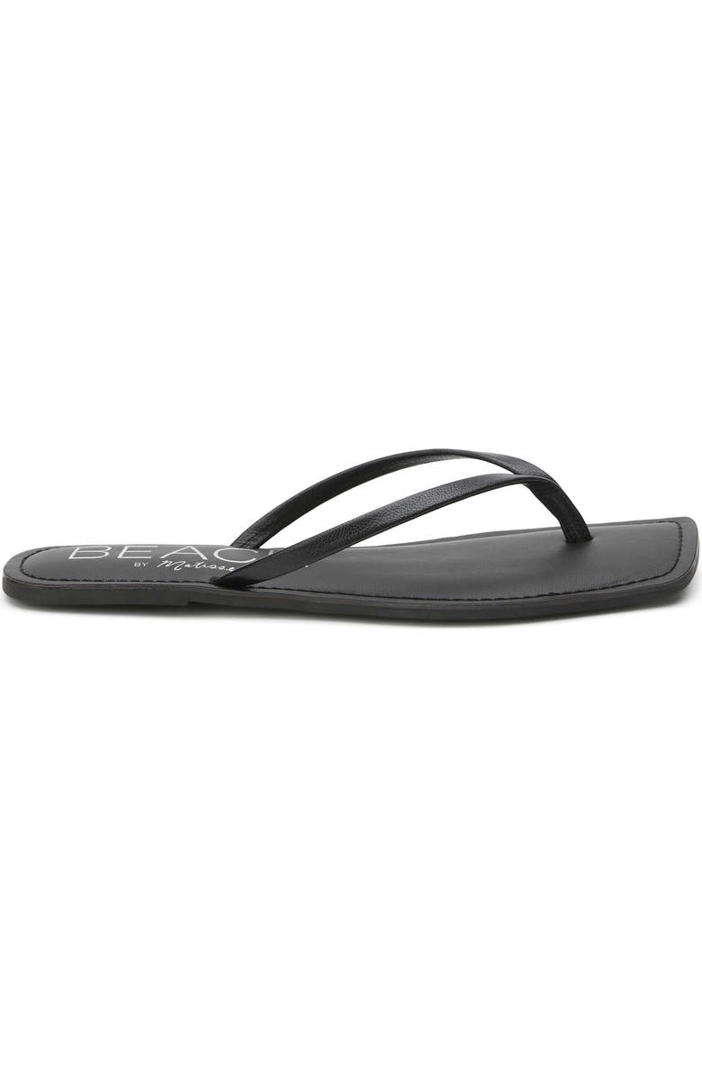 BEACH BY MATISSE Bungalow Flip Flop, Alternate, color, Black