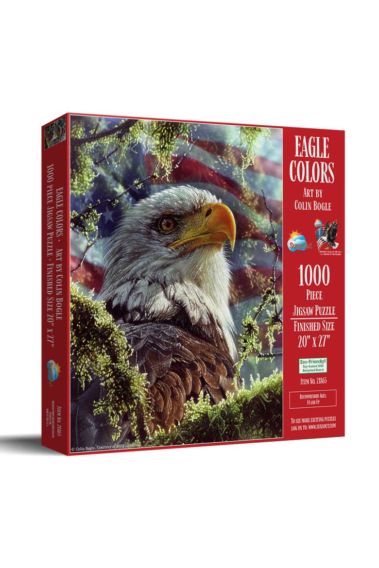 Eagle Colors 1000 piece Jigsaw Puzzle for Adults, Main, color, Multicolor