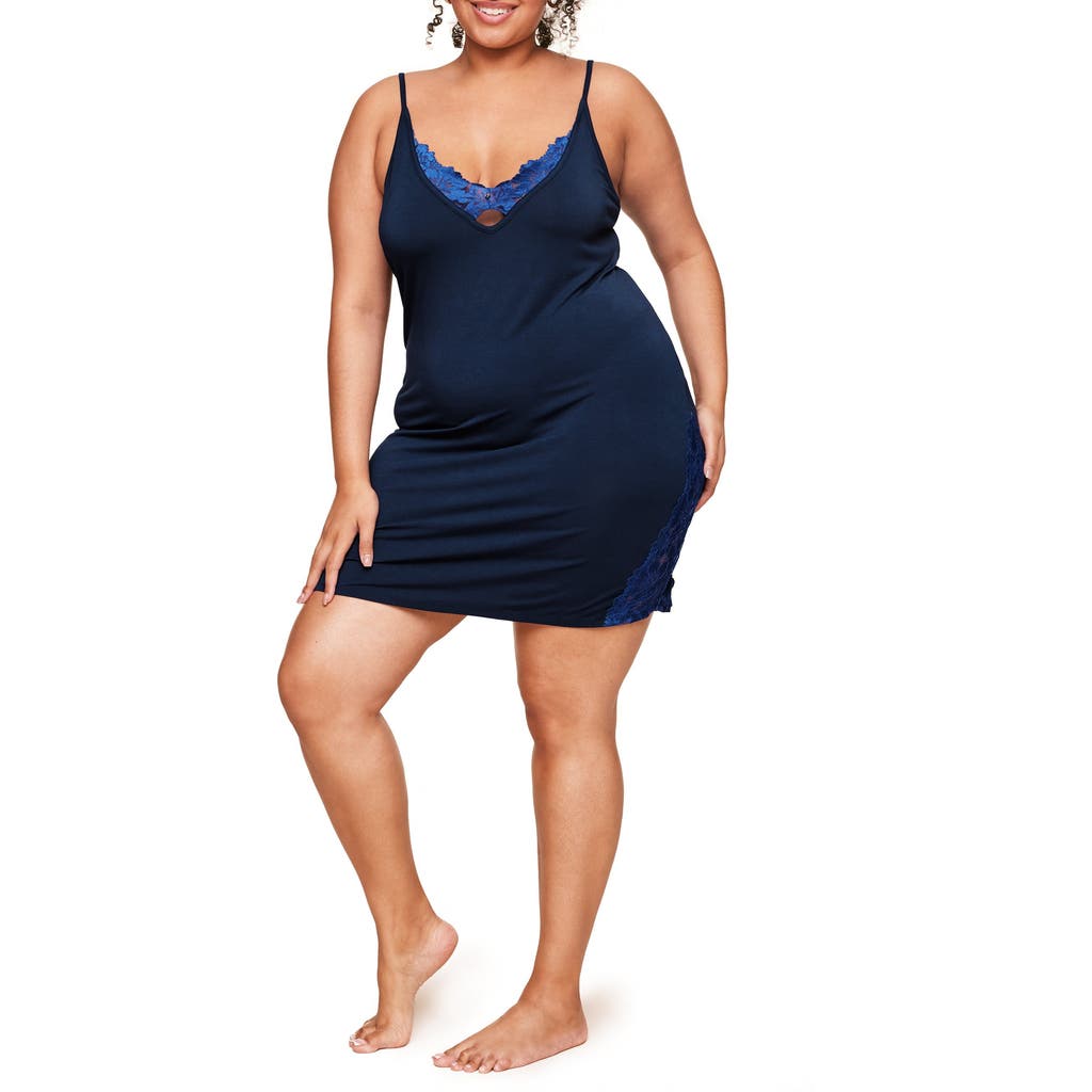 Shop Adore Me Arlene Slip In Dark Blue