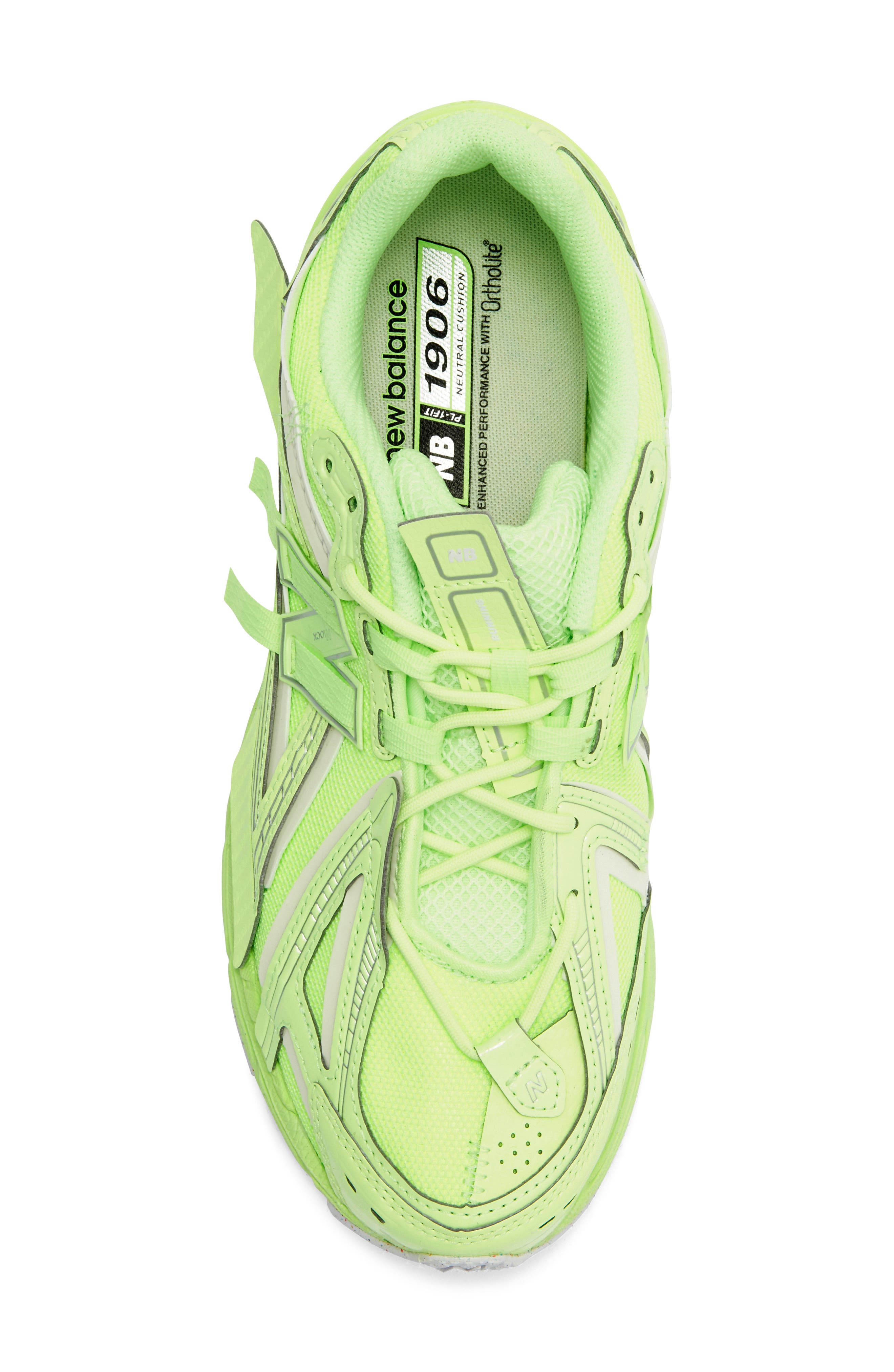 New Balance Gender Inclusive 1906 Sneaker, Alternate, color, Mint Flash/ Silver Metallic